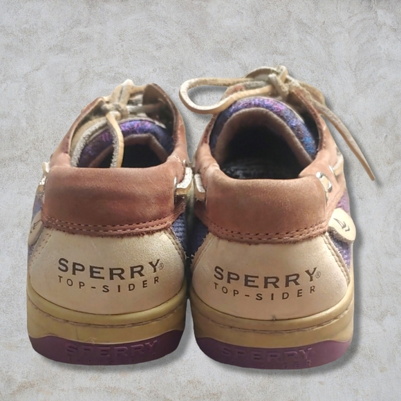 SPERRY TOPSIDER PURPLE PLAID US 7F - Picture 5 of 10